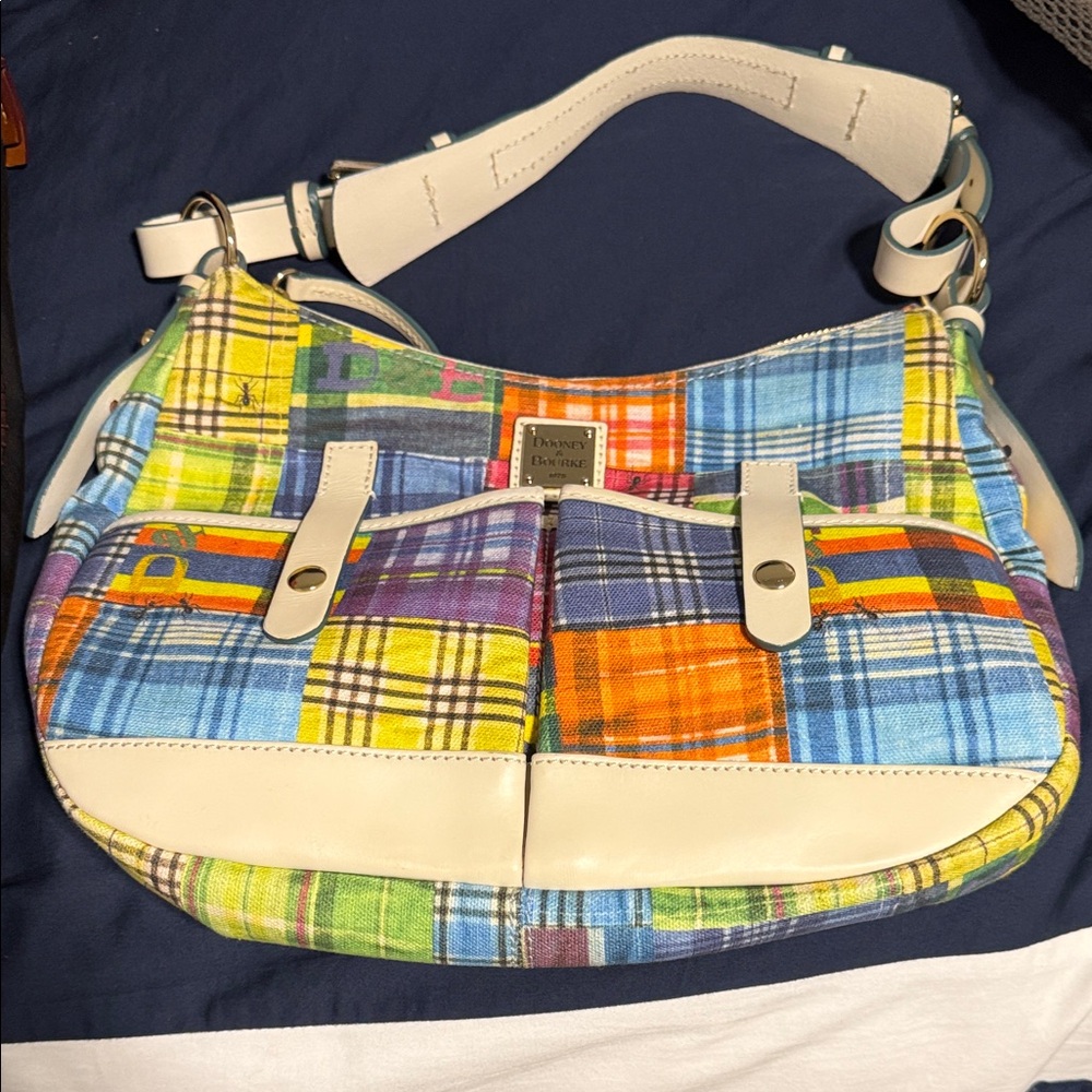 Dooney & Bourke Multicolor Patchwork Shoulder Bag - image 2